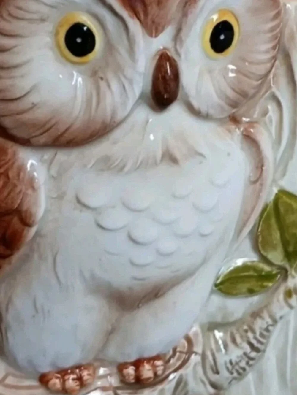1984 Otagiri Japan Owl Napkin Holder, Letter Holder Vintage Cottage 80s Kitchen